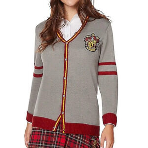 Wizarding World of Harry Potter Gryffindor Cardigan Sz Small